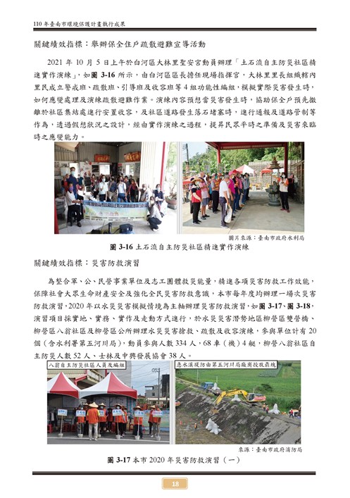 110 年臺南市環境保護計畫第23頁內容